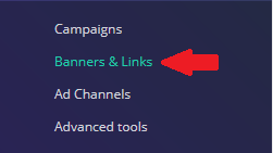 affiliate promotion using banners and links found in your ChemiCloud Affiliate Panel