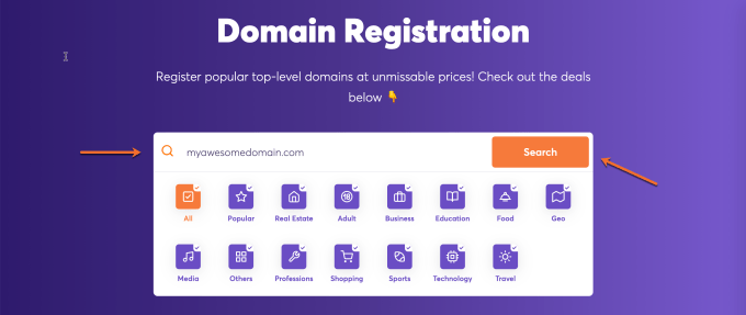 Domain Search