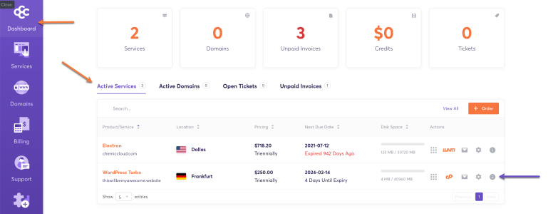 ChemiCloud Nameservers