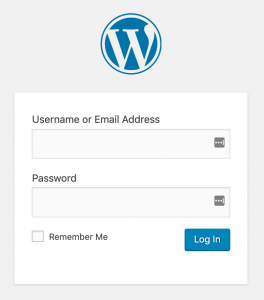 WordPress Admin Login