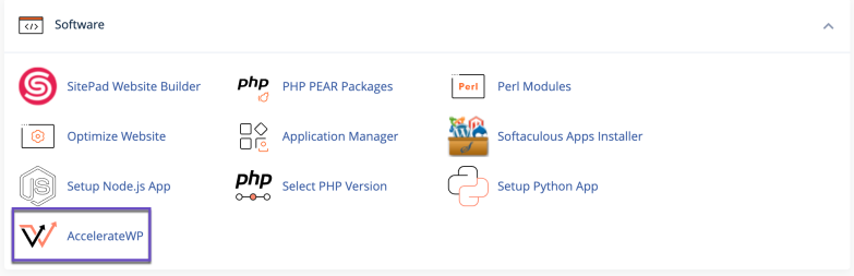 cPanel Software AccelerateWP